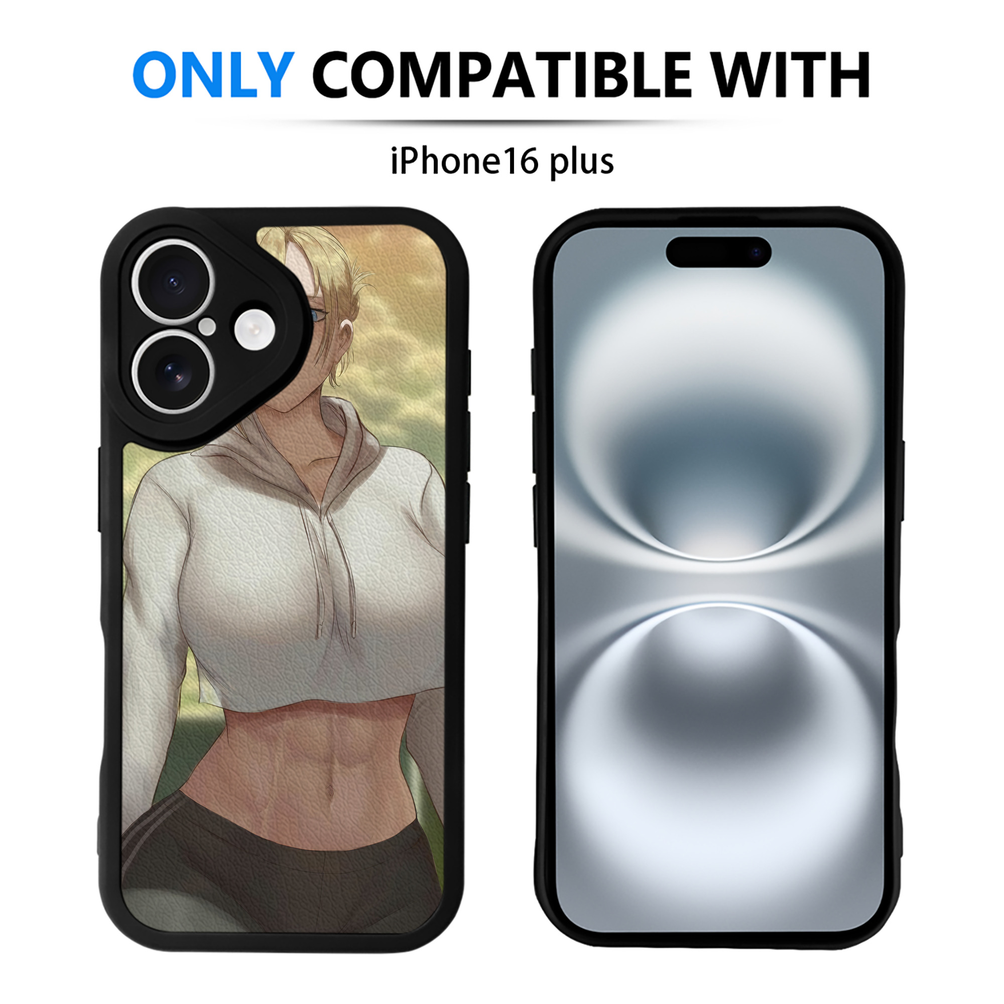 （画像用） 進撃の巨人 Attack on Titan 【iPhone 16シリーズ対応】シリコンスマホケース（レザー調） 材質：シリコン